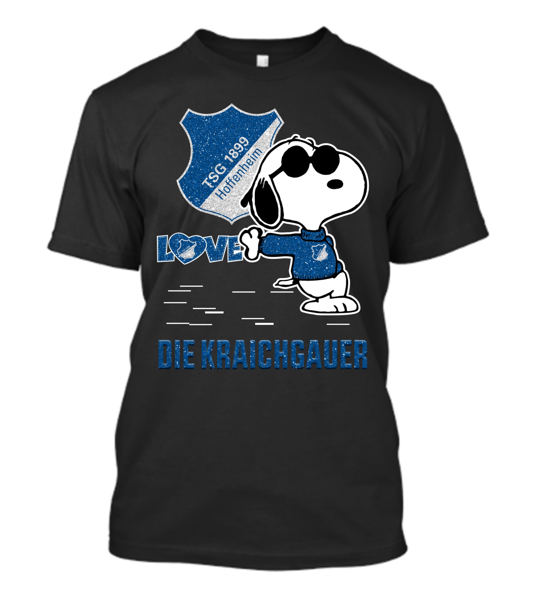 Snoopy Love TSG 1899 Hoffenheim Die Kraichgauer T-Shirt