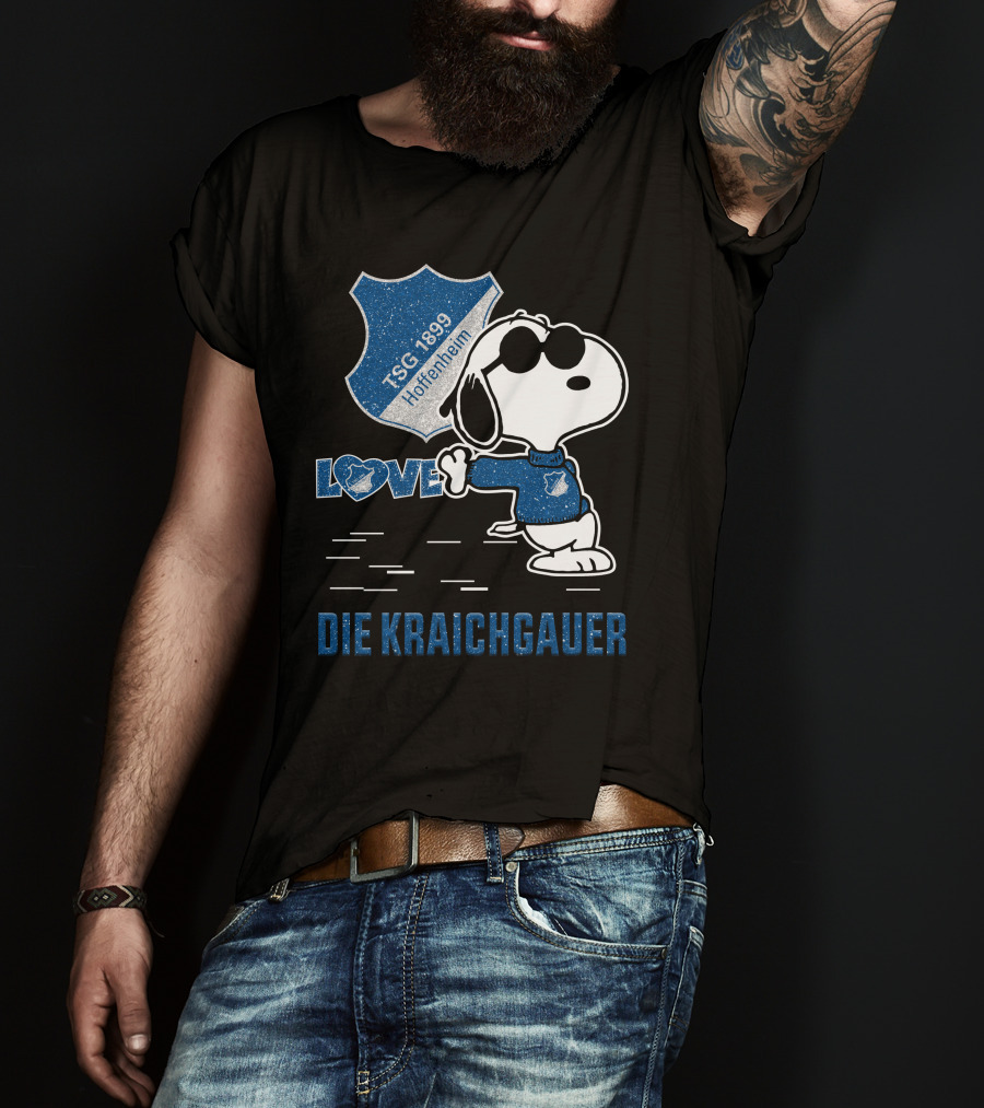 Snoopy Love TSG 1899 Hoffenheim Die Kraichgauer T-Shirt