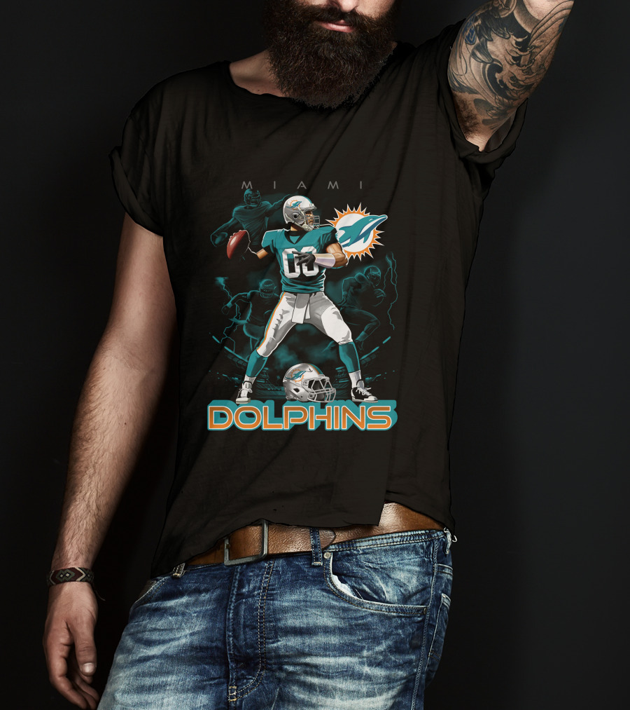 Miami Dolphins 13 Quarterback Football Legends T-Shirt