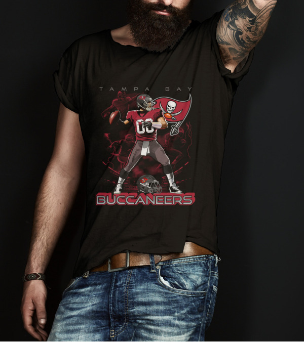 Tampa Bay Buccaneers Football Quarterback T-Shirt