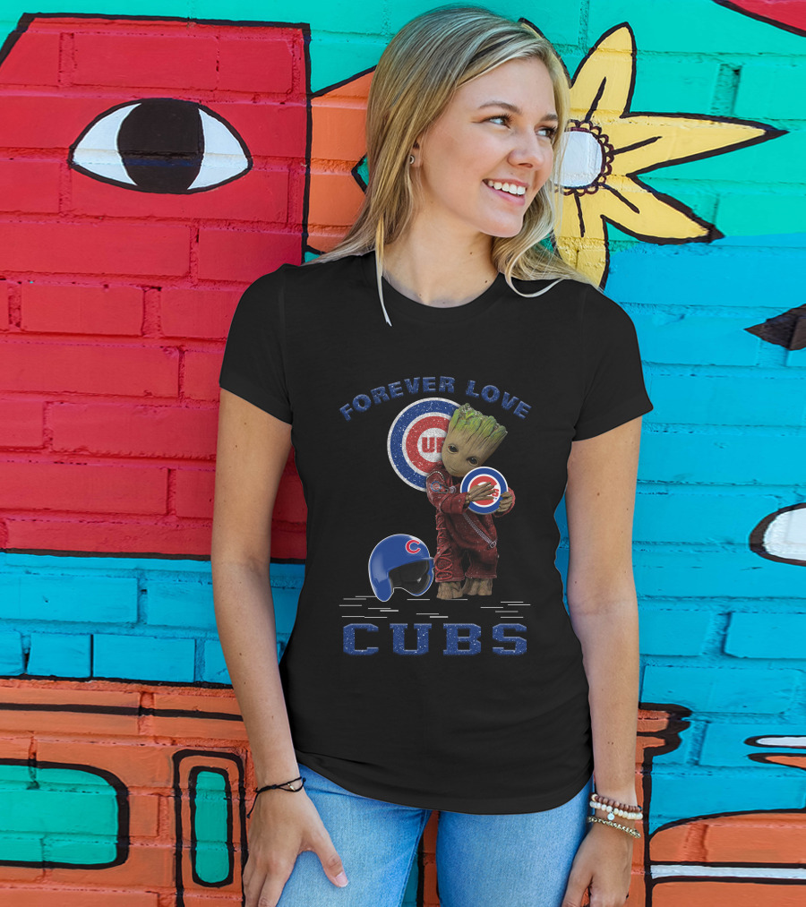 Forever Love Cubs MLB Groot Fan T-Shirt