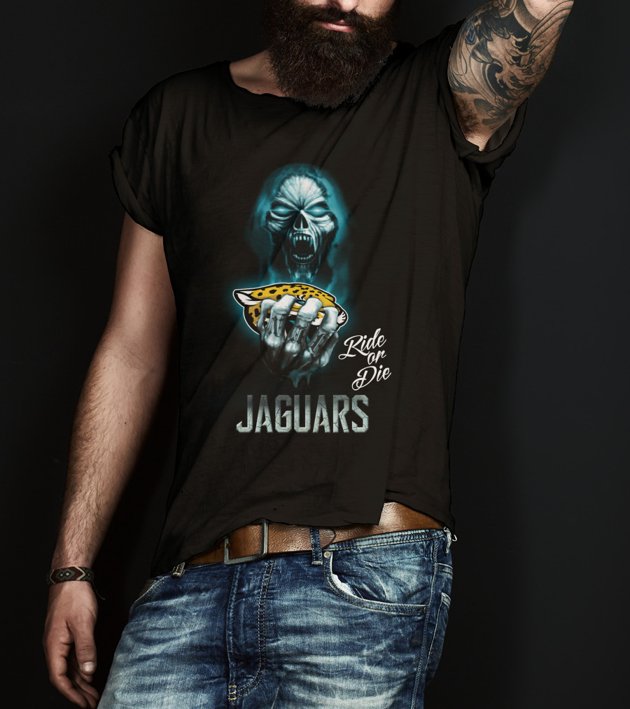 Jaguars Ride Or Die Nfl Jacksonville Jaguars 146 Hd0015 T-Shirt
