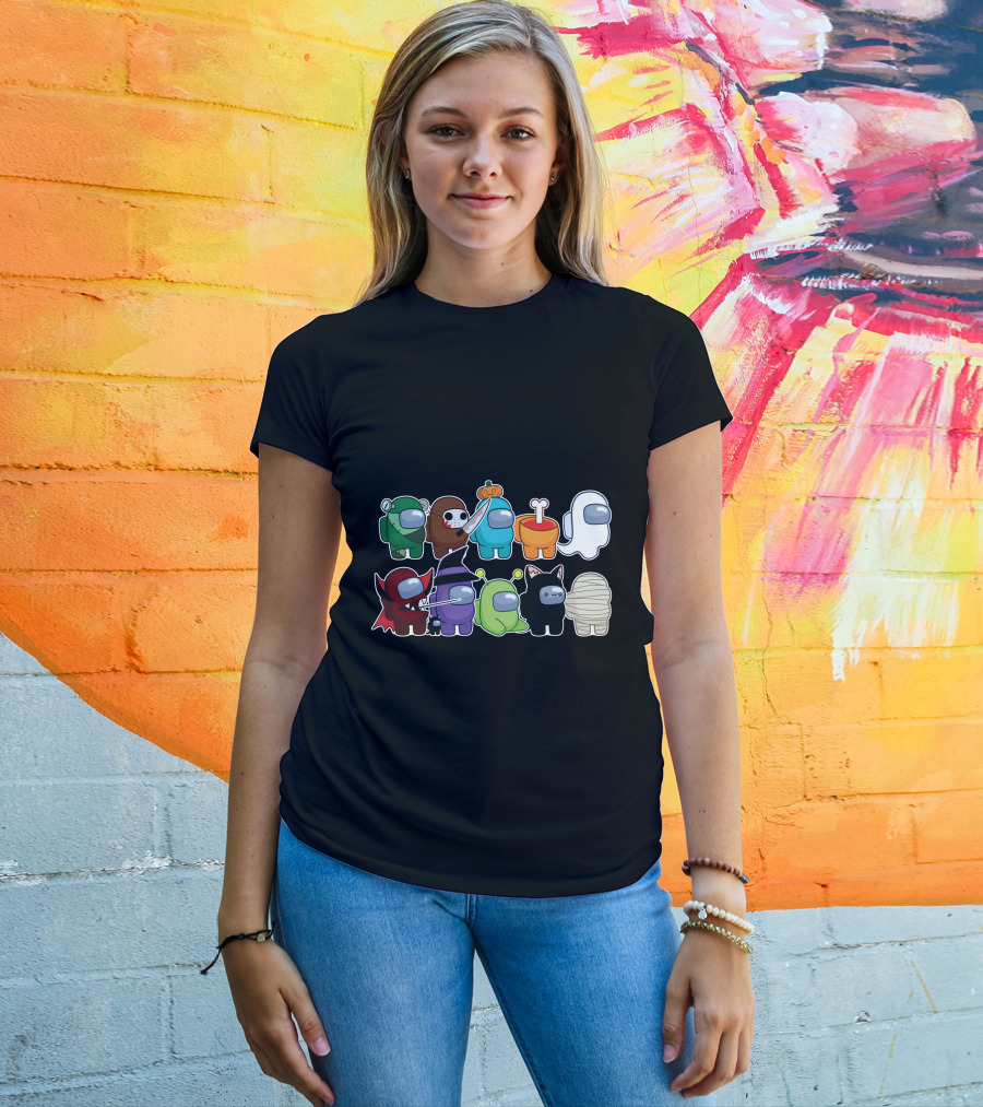 Among Us Halloween Crewmates Costume Collection T-Shirt