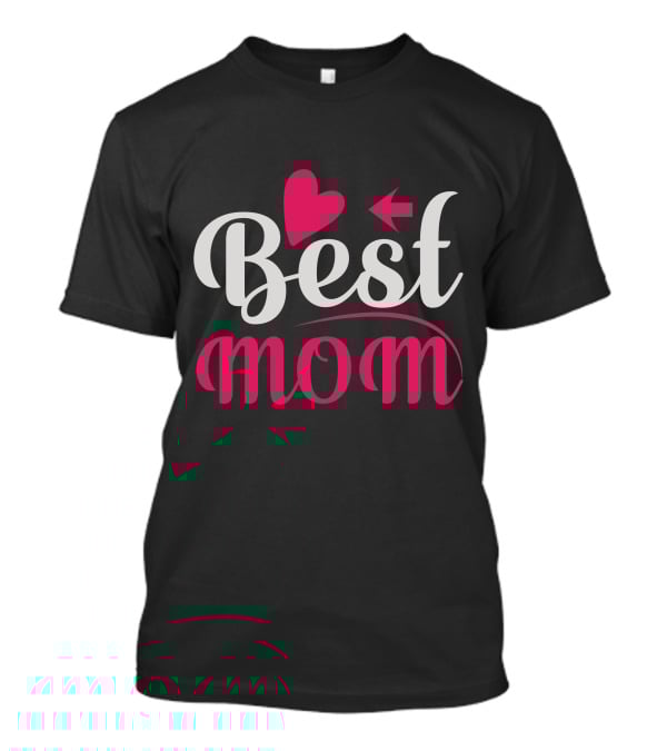 Best Mom Heart Arrow T-Shirt