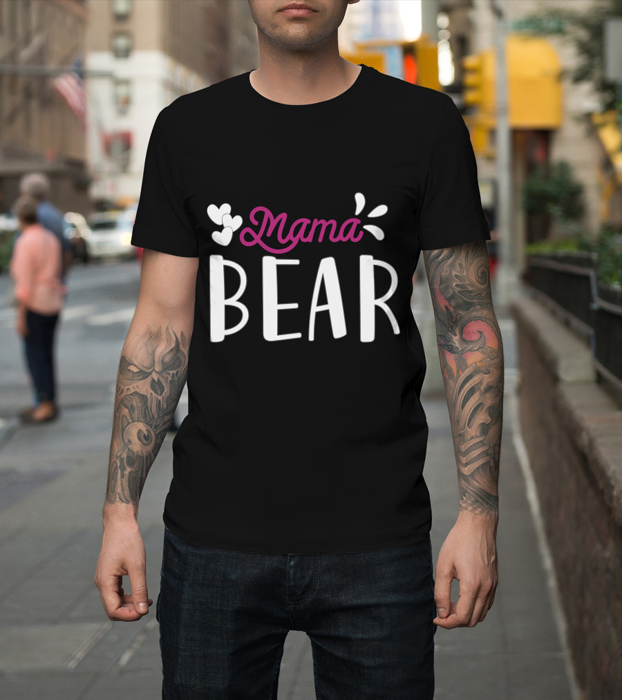 Mama Bear Heart Elements T-Shirt