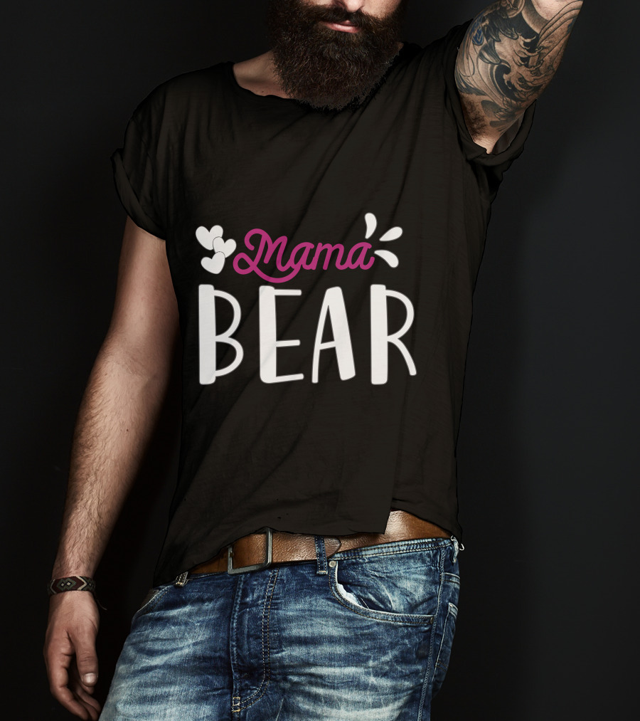 Mama Bear Heart Elements T-Shirt