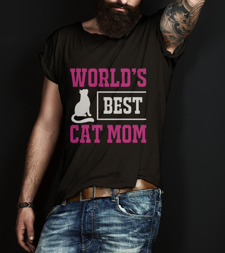 World's Best Cat Mom T-Shirt