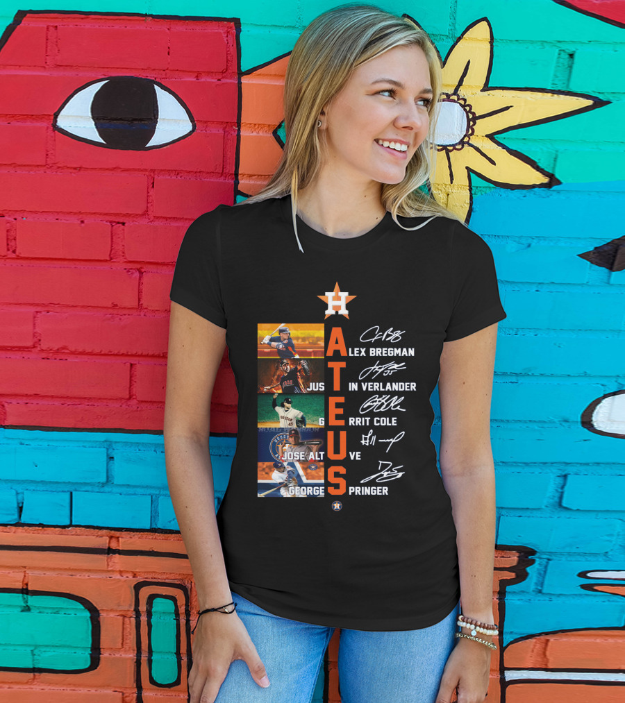 Houston Astros HA Hate Us Alex Bregman Justin Verlander Gerrit Cole Jose Altuve George Springer T-Shirt