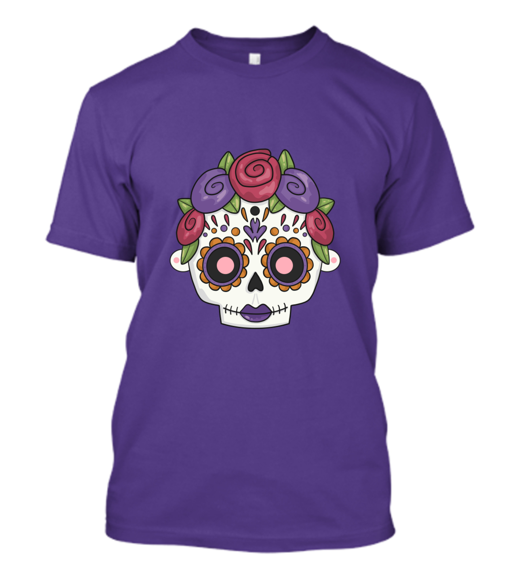 My Style My Hair Sugar Skull Rose Flower T-Shirt