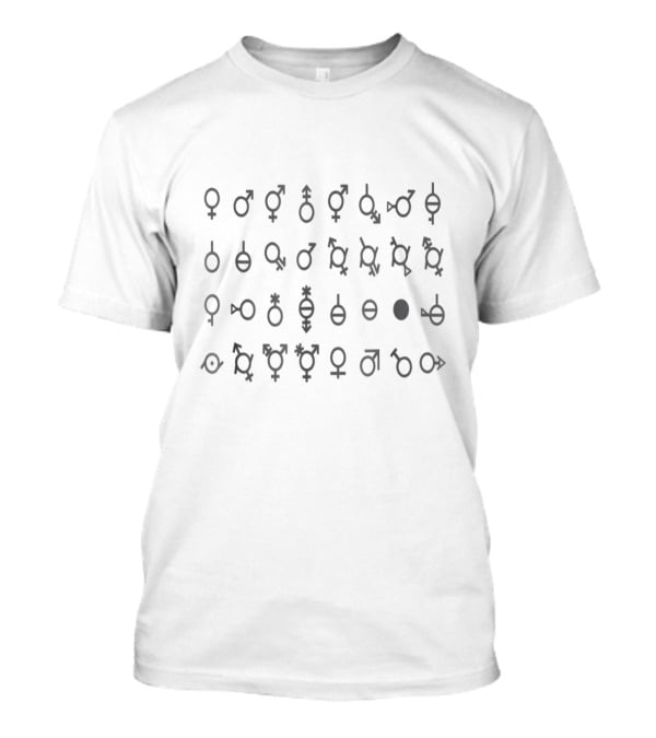 Gender Pride For All Symbol Collection Diversity And Inclusion T-Shirt