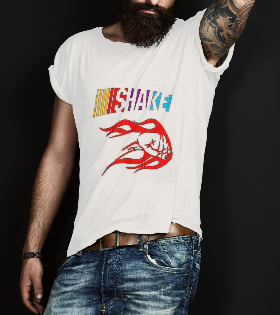 SHAKE And Bake Racing Flames Muscle Car Inspired Shirt For Man T-Shirt