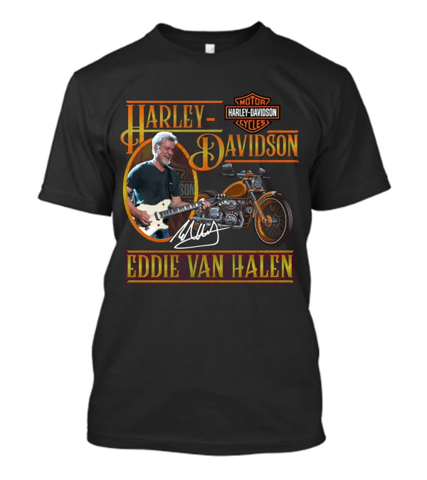 Harley Davidson Motor Cycles Eddie Van Halen T-Shirt