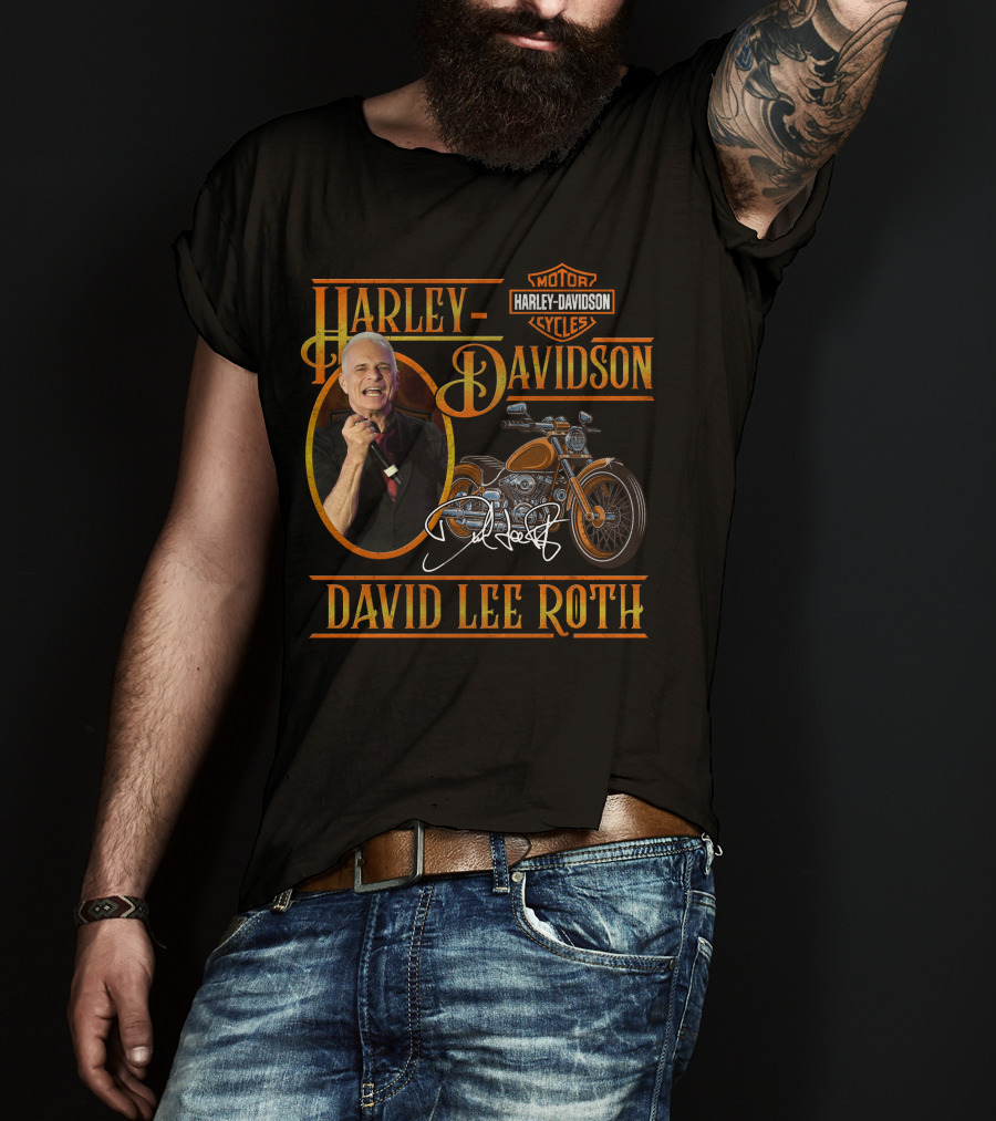 Harley Davidson Motor Cycles David Lee Roth T-Shirt