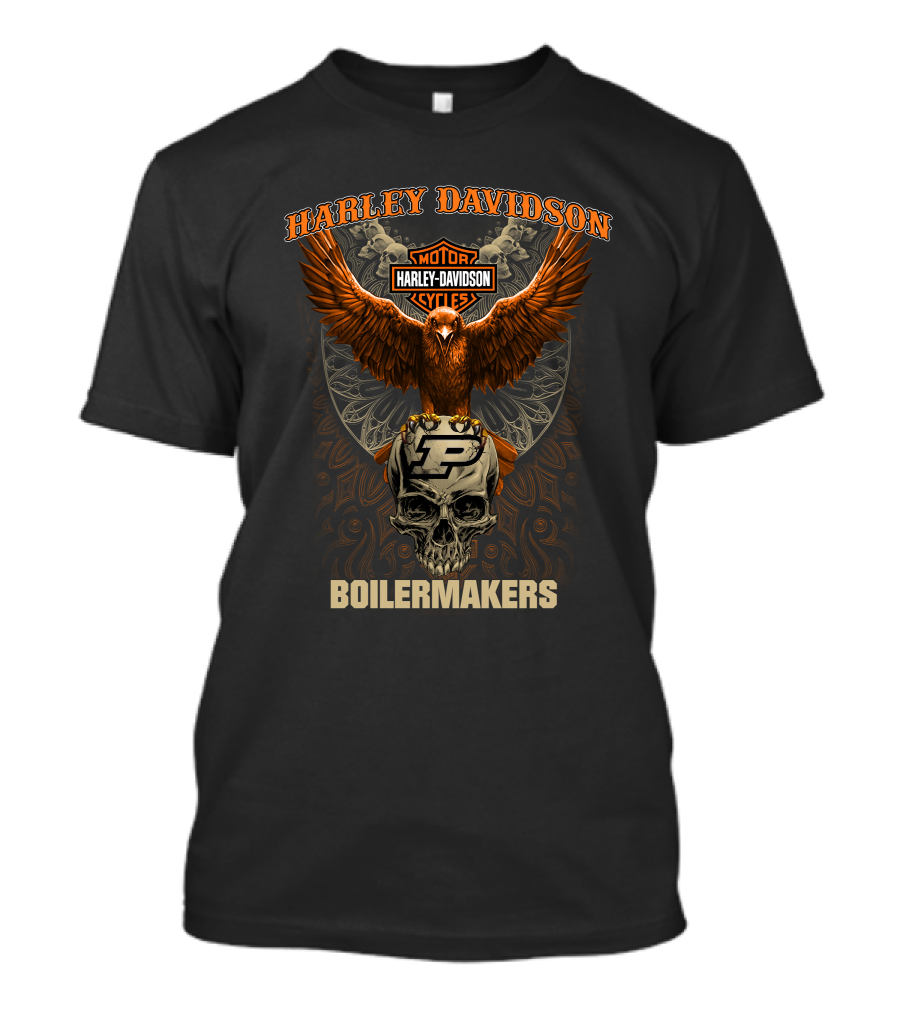 Harley Davidson Boilermakers Purdue Motorcycles T-Shirt