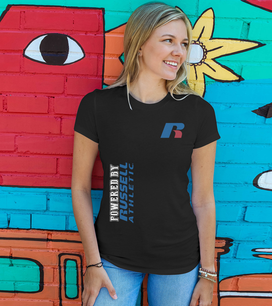 Powered By Russell Athletic R T-Shirt