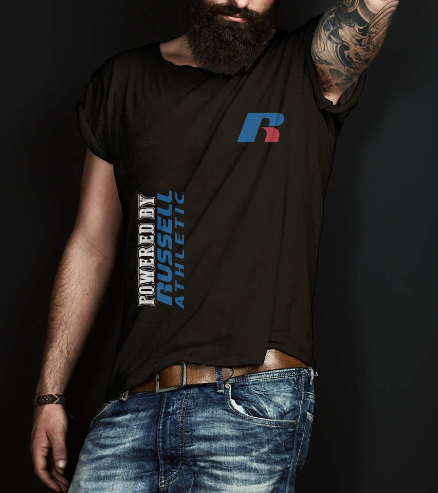 Powered By Russell Athletic R T-Shirt