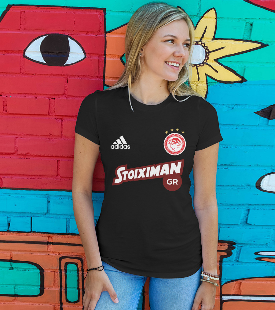 Olympiakos Piraeus Stoiximan GR 1925 Emblem T-Shirt