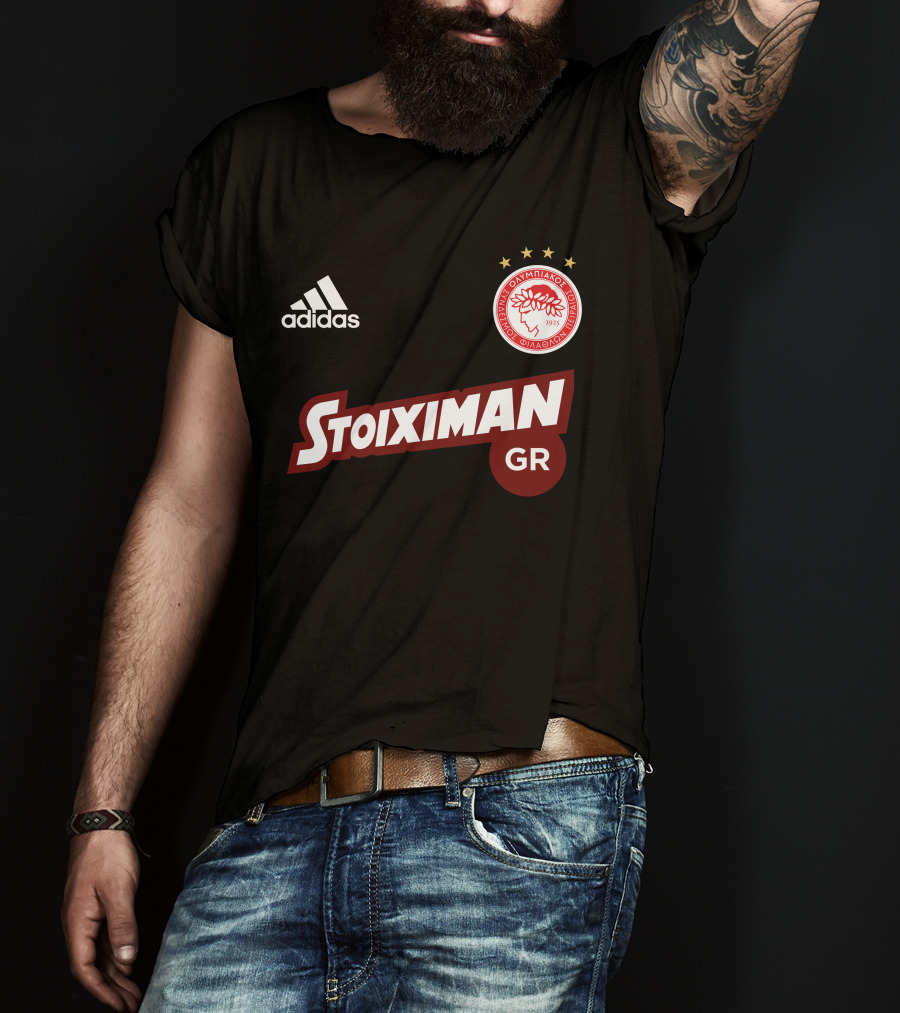 Olympiakos Piraeus Stoiximan GR 1925 Emblem T-Shirt