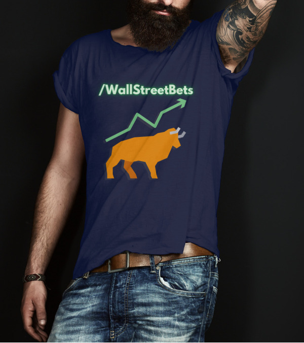 WallStreetBets Bull Market Stock Investing Trading Arrow T-Shirt