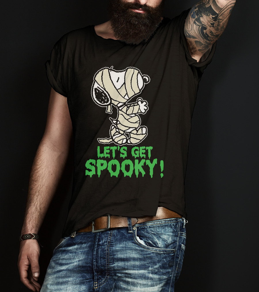 Let's Get Spooky Halloween Mummy Costume T-Shirt