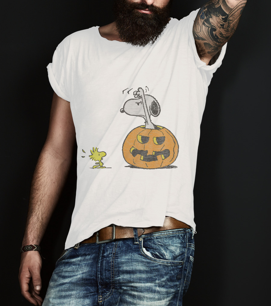 Halloween Snoopy Woodstock Pumpkin Peanuts T-Shirt