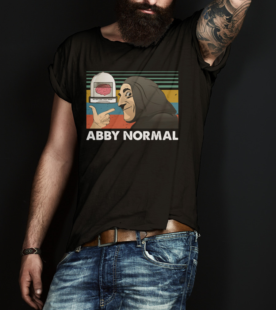 Abby Normal Igor Vintage Style Brain Placeholder T-Shirt