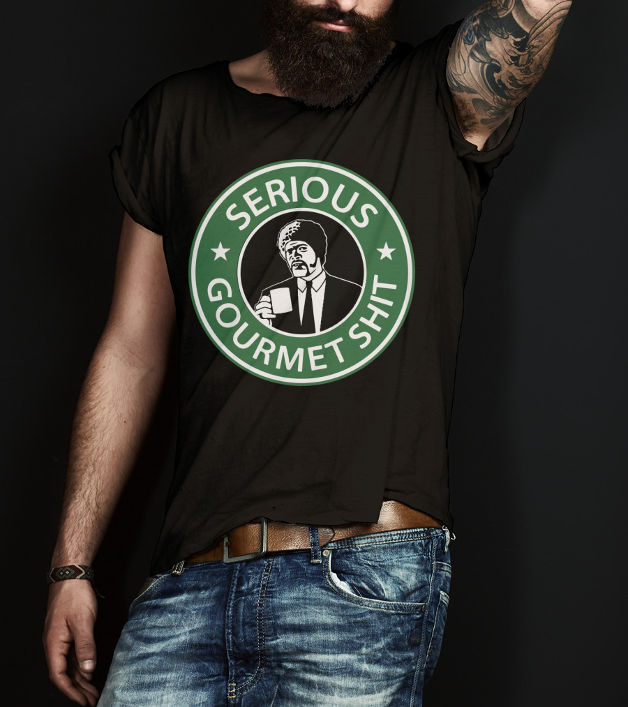 Serious Gourmet Shit Coffee Mug Pulp Fiction T-Shirt