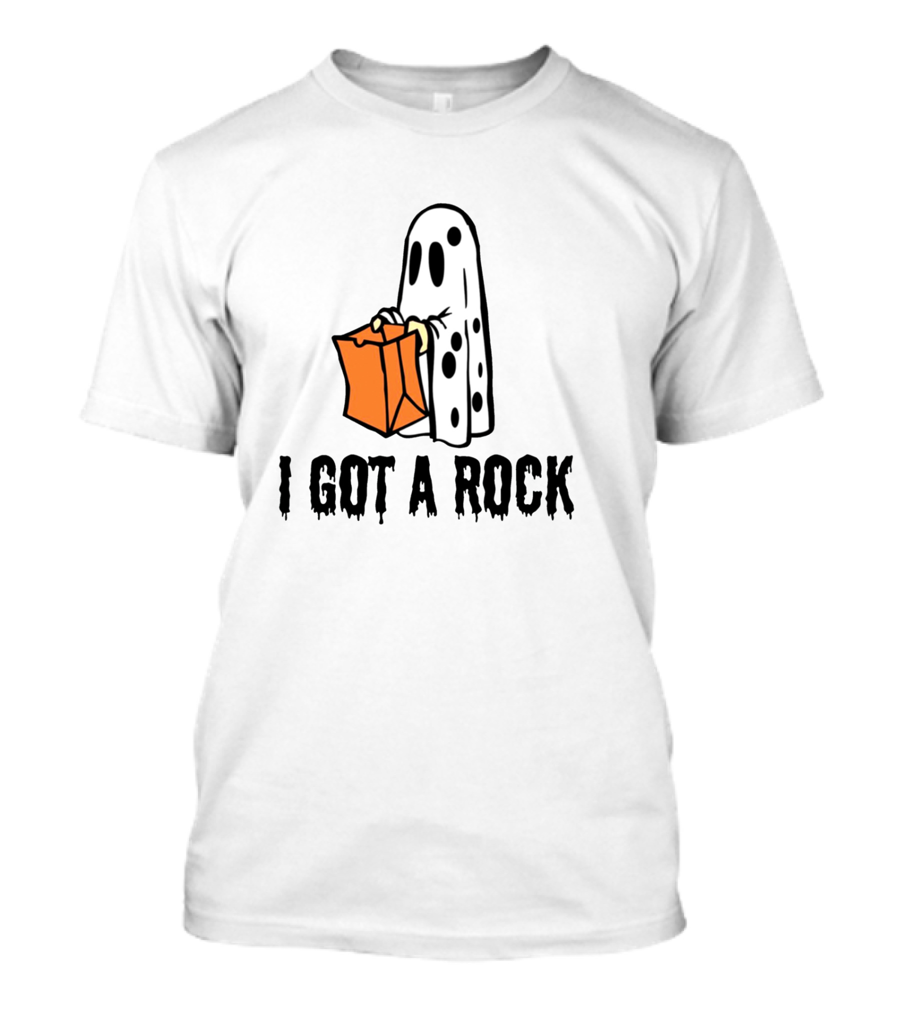 I Got A Rock Ghost Cartoon Halloween Essential T-Shirt