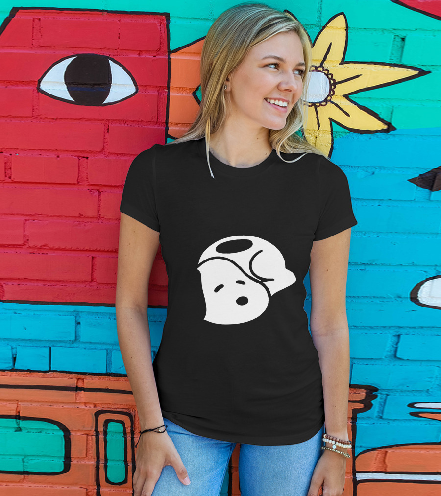 Baby Snoopy Sleeping Peanuts Character T-Shirt