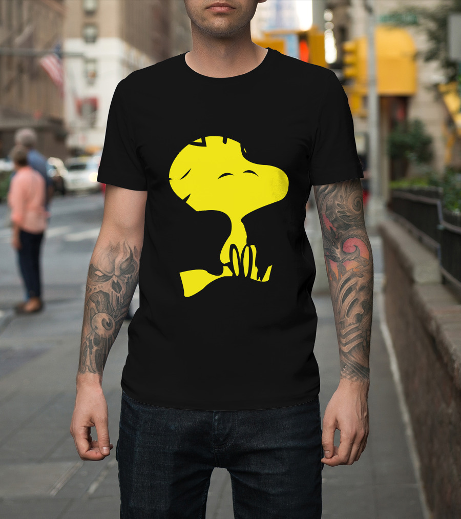 Woodstock Peanuts Cartoon Character Yellow Bird T-Shirt