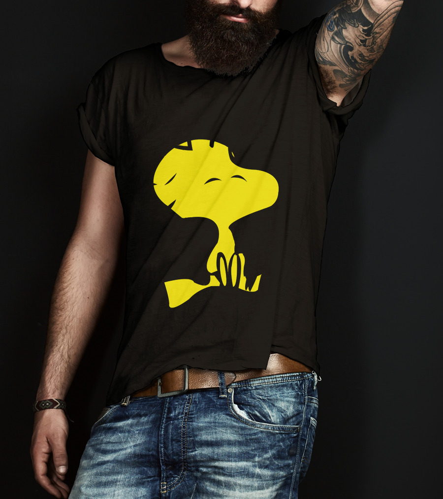 Woodstock Peanuts Cartoon Character Yellow Bird T-Shirt