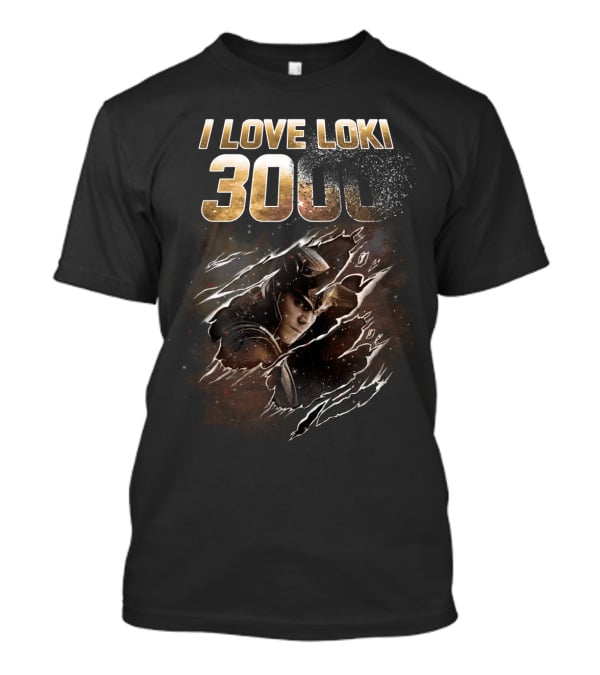 I Love Loki 3000 Marvel Norse God Mischief Fan T-Shirt