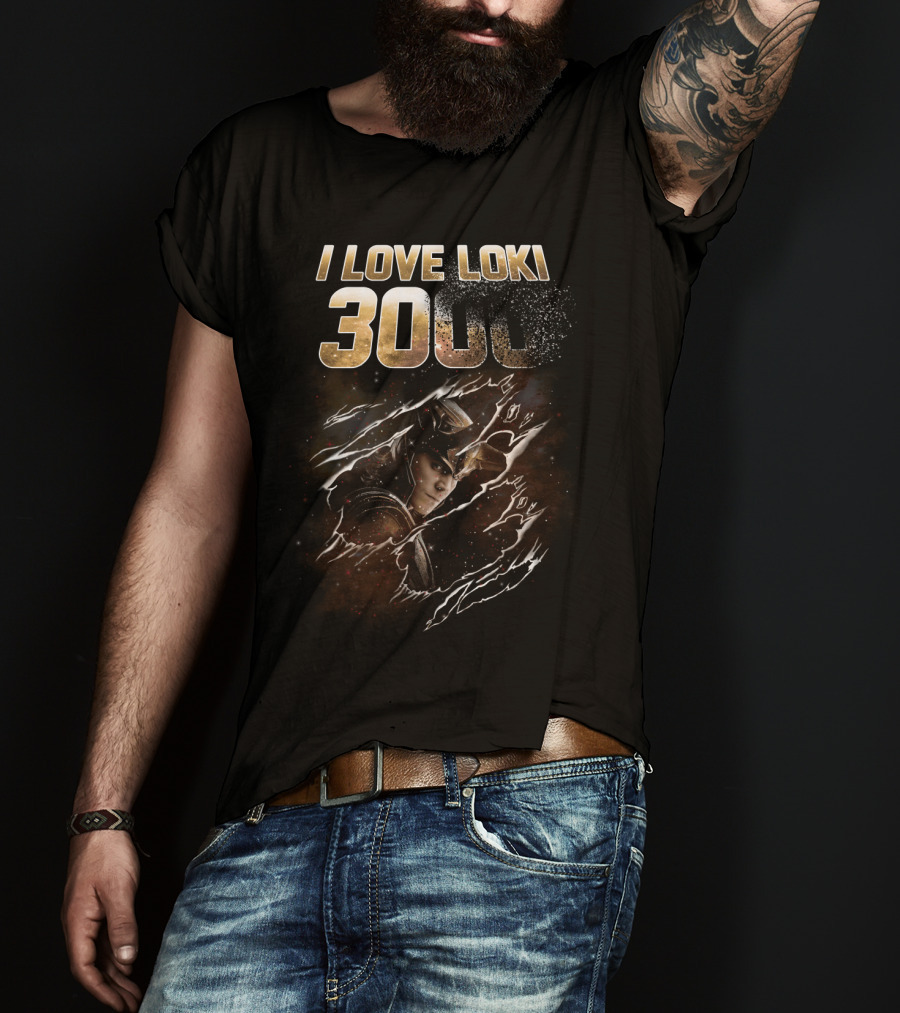 I Love Loki 3000 Marvel Norse God Mischief Fan T-Shirt