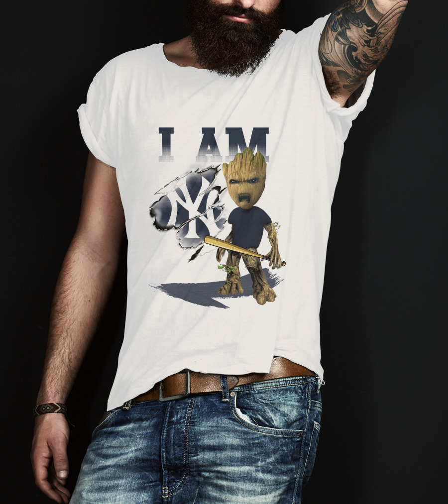 I Am New York Yankees Groot T-Shirt