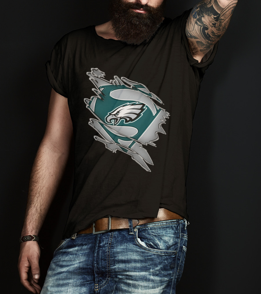 Philadelphia Eagles Super Logo Emblem T-Shirt