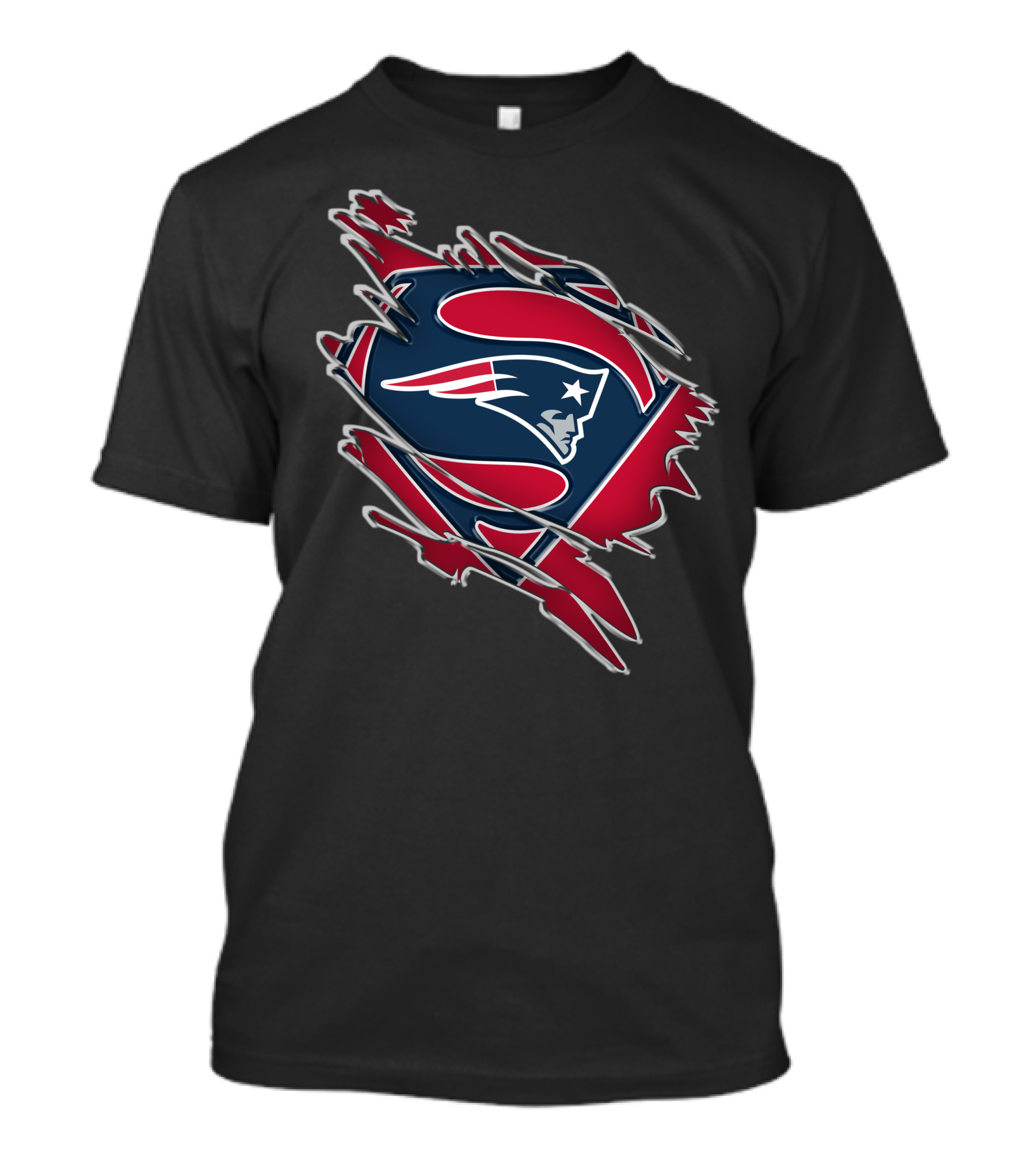 New England Patriots Superman Logo Mashup T-Shirt