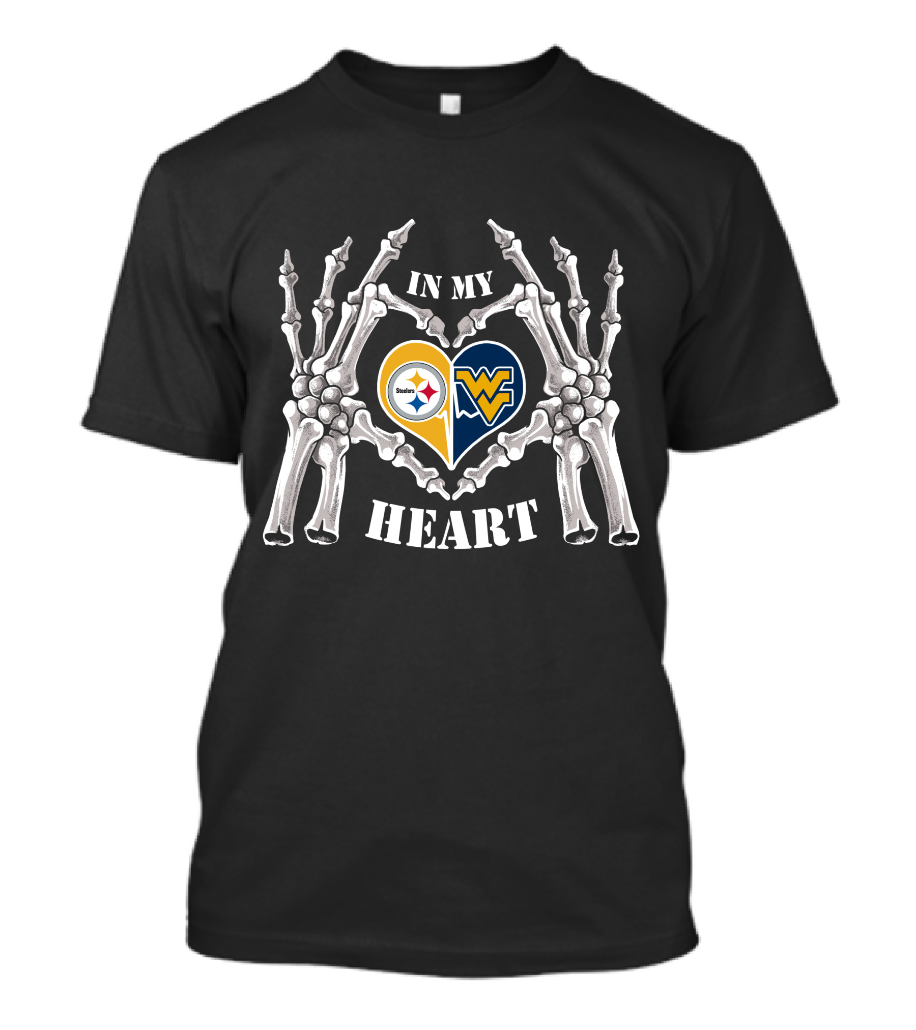 In My Heart Steelers Mountaineers T-Shirt
