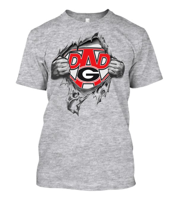 Georgia Bulldogs Super Dad T-Shirt
