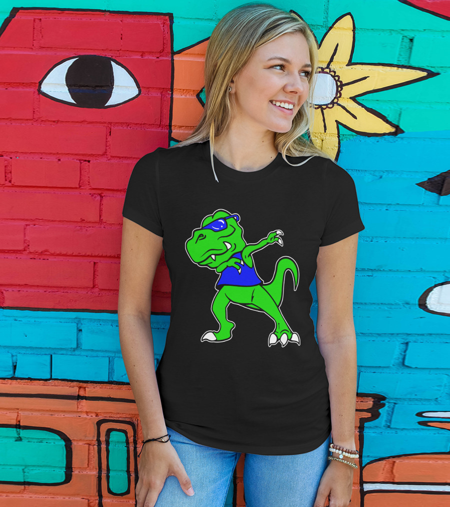 Dragon Dabbing In Blue Sunglasses And Tank Top T-Shirt