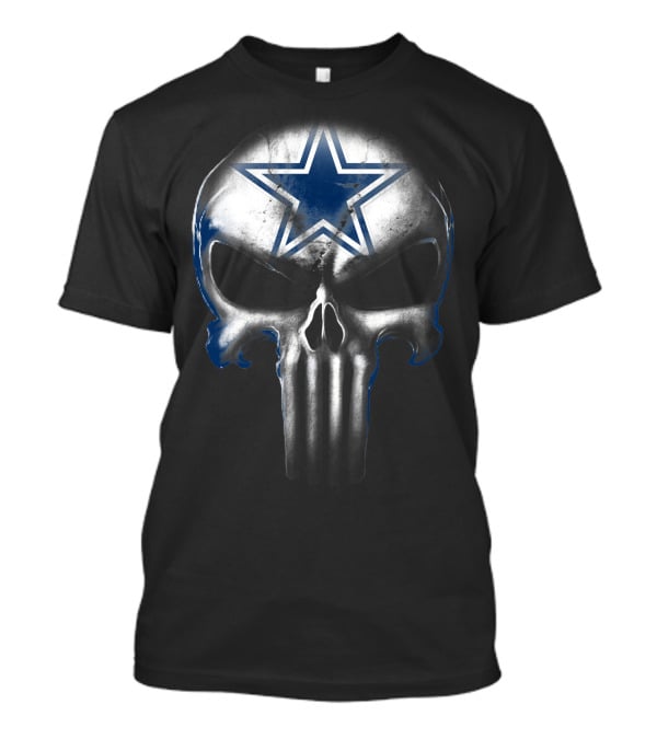 Skull Cowboys Dallas Star Symbol T-Shirt
