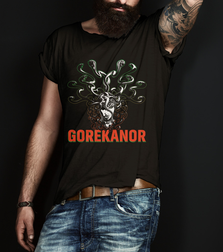 Gorekanor Medusa Snake Hair T-Shirt