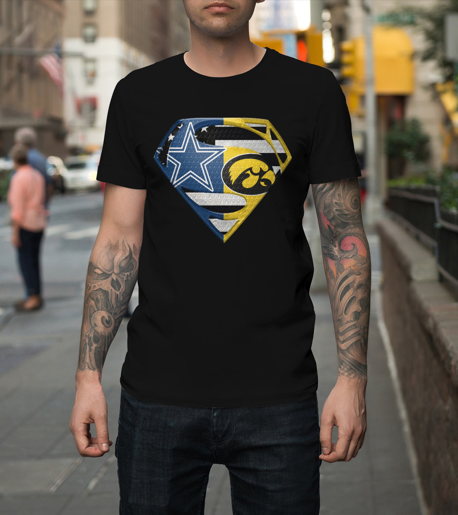 Cowboys Wildcats Superman Iowa T-Shirt