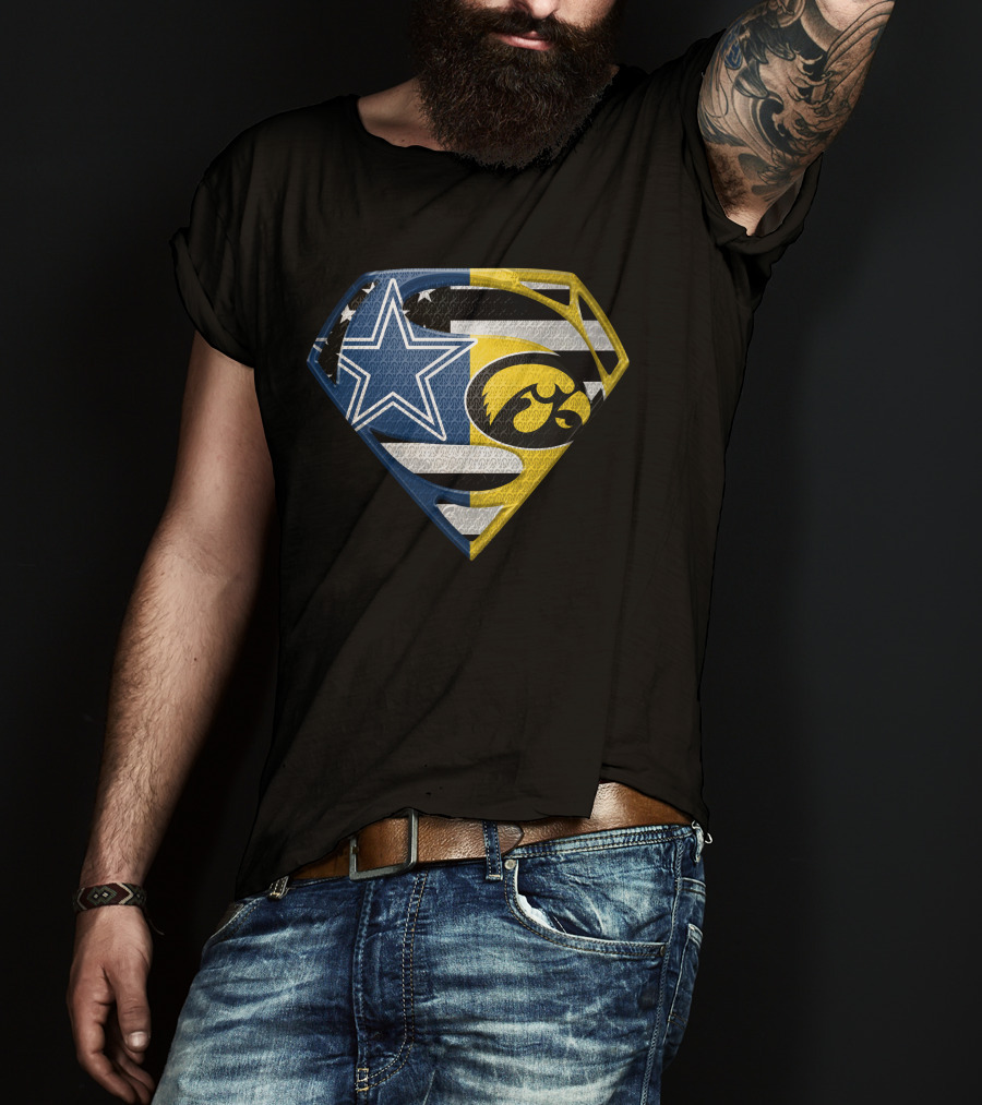 Cowboys Wildcats Superman Iowa T-Shirt