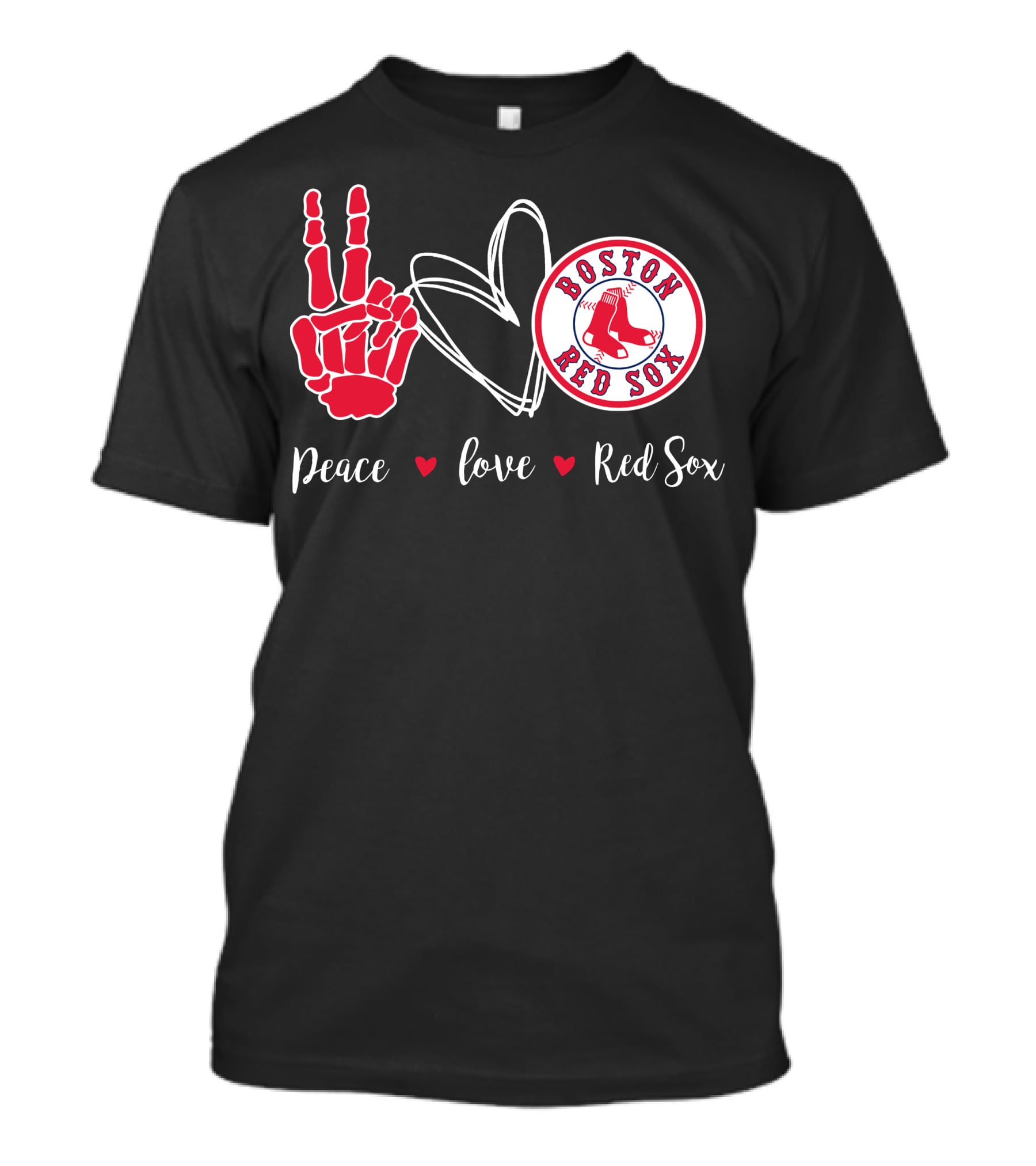 Peace Love Boston Red Sox T-Shirt