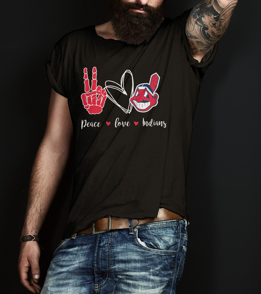 Peace Love Indians T-Shirt