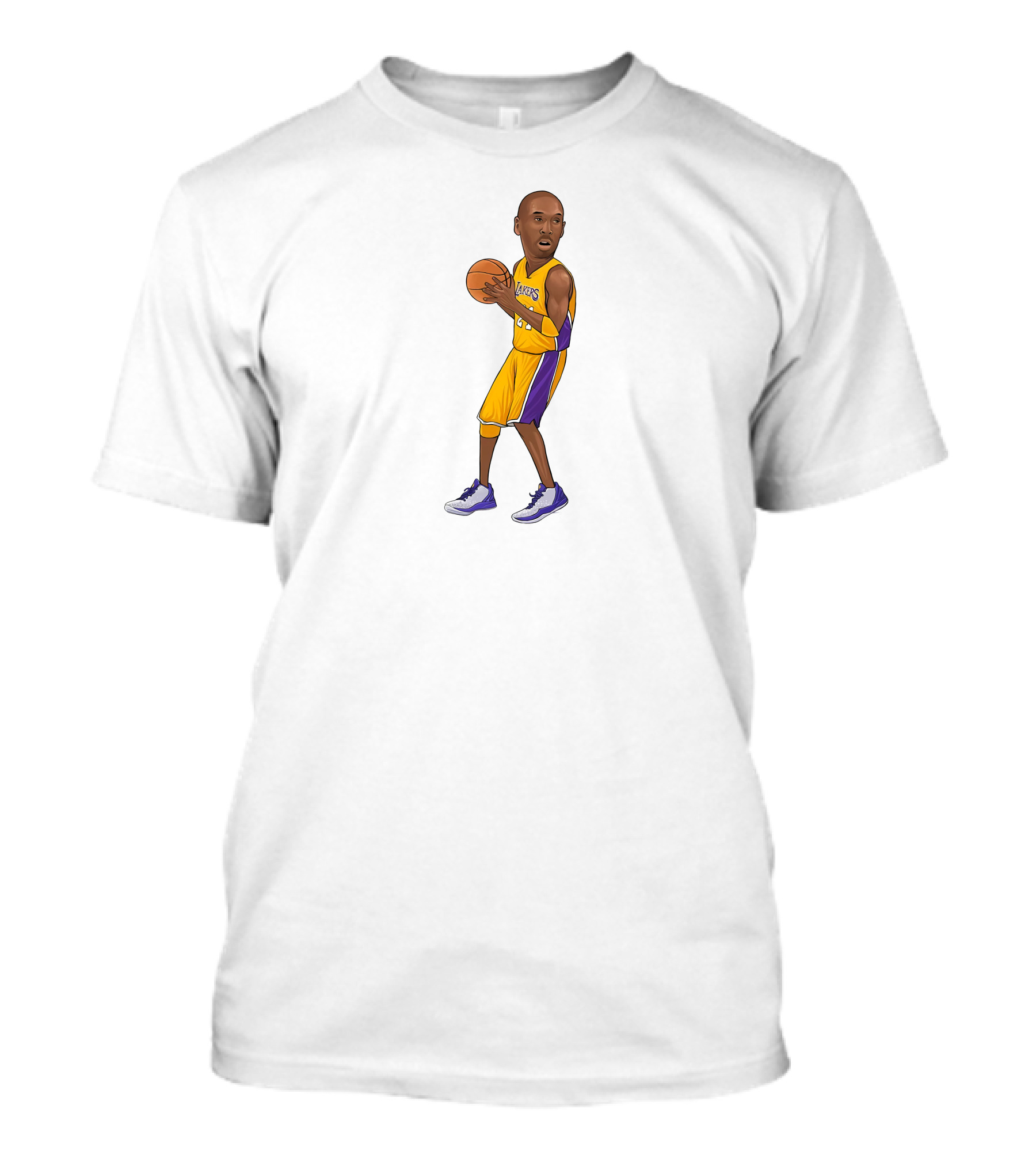 Lakers Kobe Basketball Player In Action T-Shirt