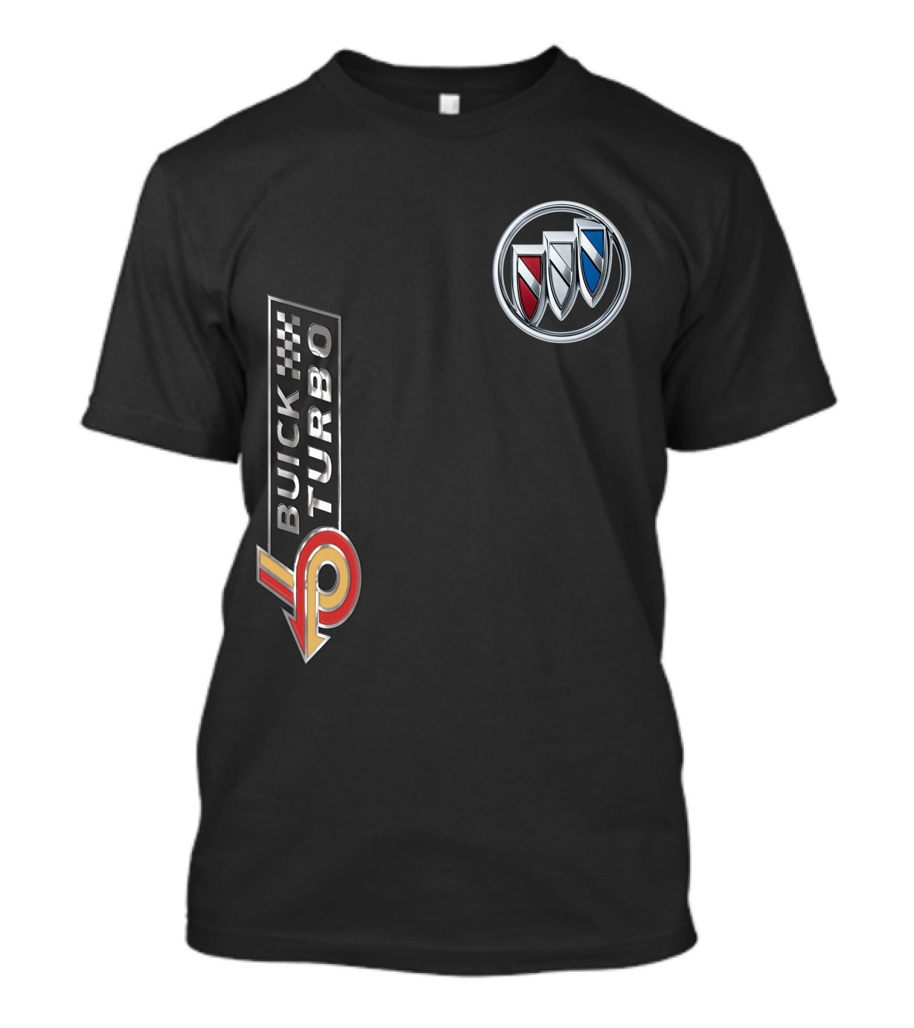 BUICK TURBO Logo With Tri-Shield Emblem T-Shirt