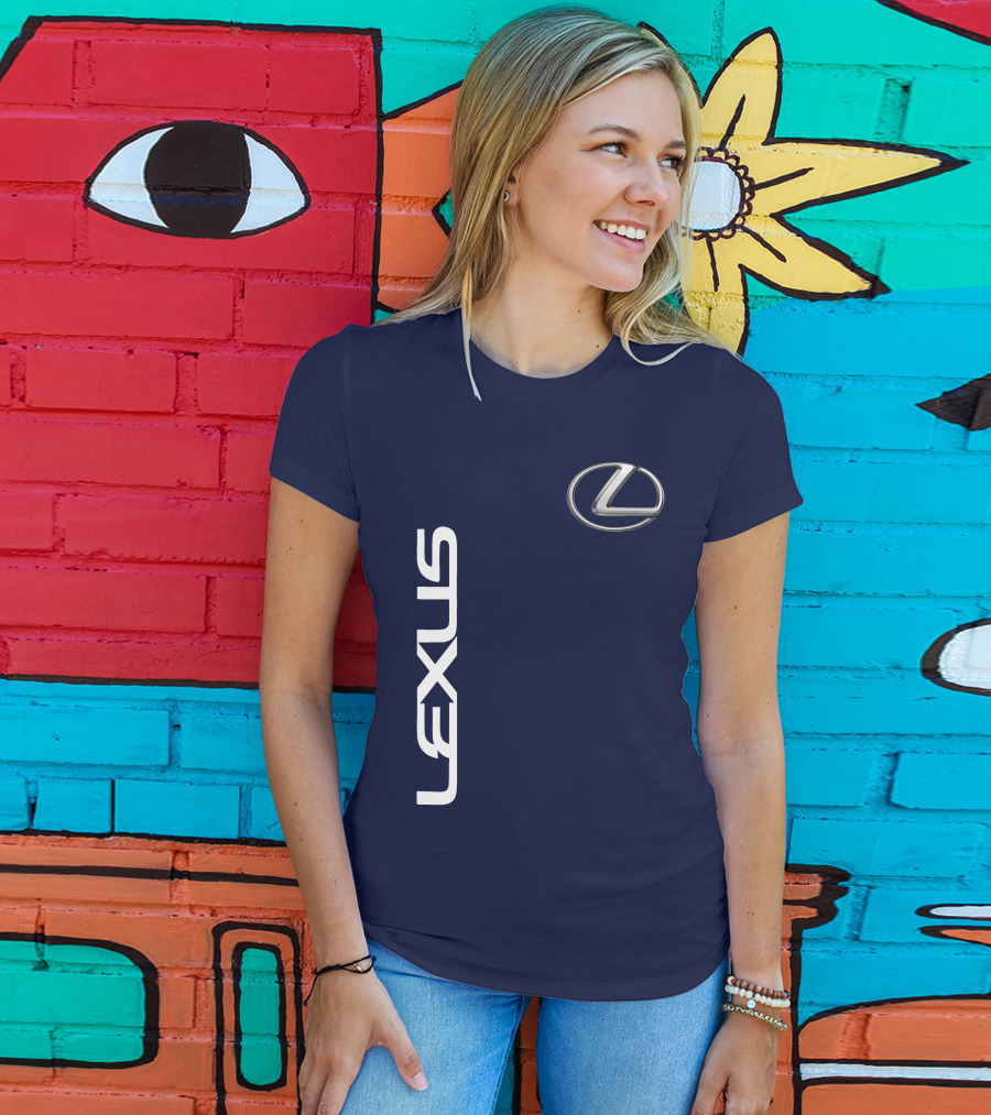 LEXUS Logo Icon Blue Background T-Shirt