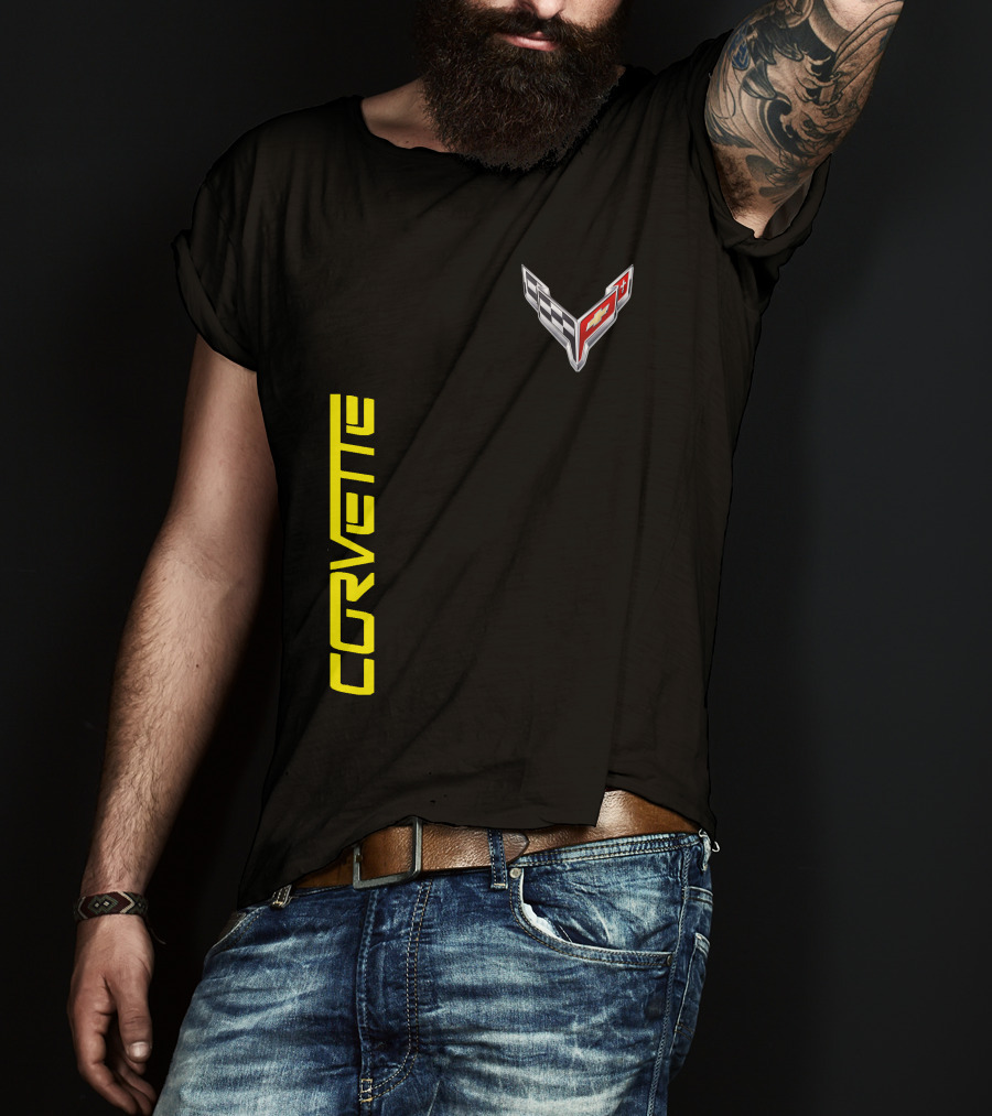 CORVETTE Racing Flag Emblem T-Shirt