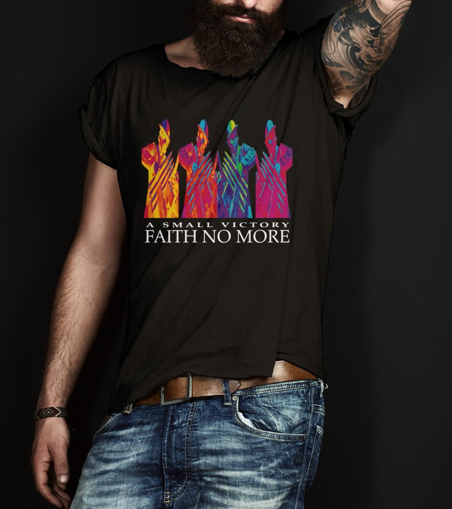 A Small Victory Faith No More Colorful Figures T-Shirt
